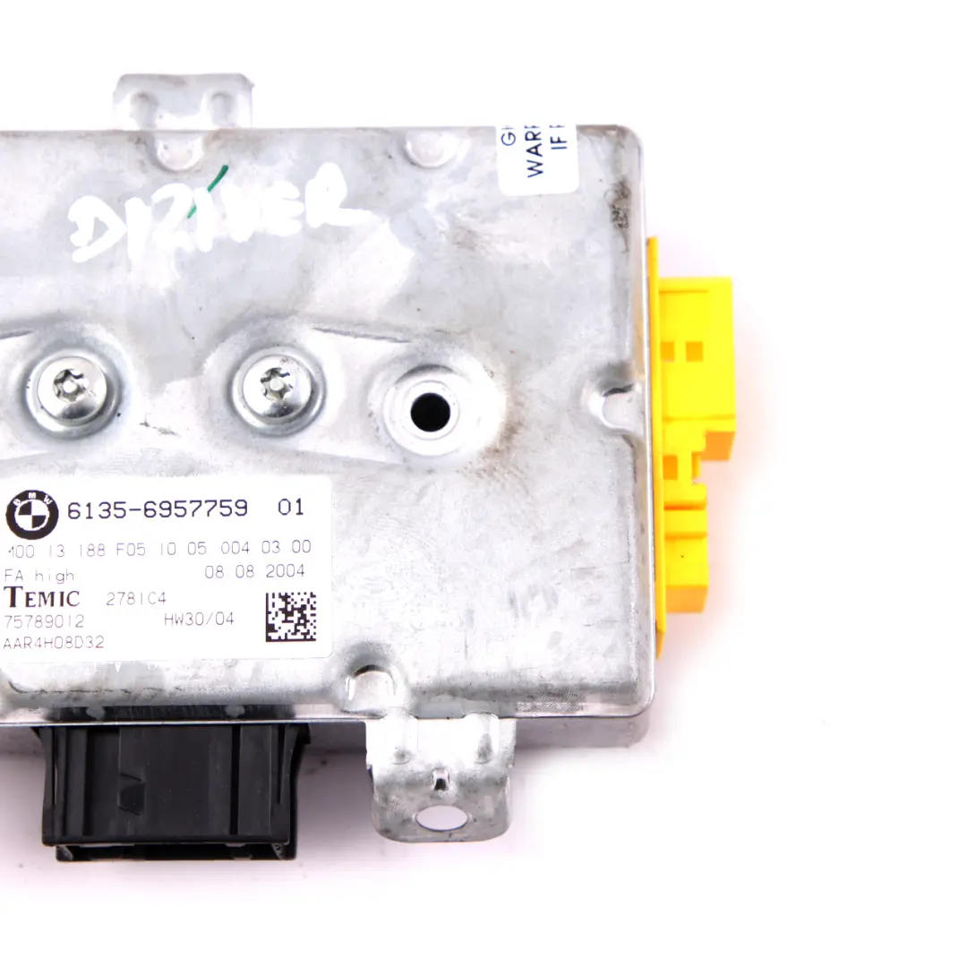 Sterownik Moduł Drzwi do BMW E60 E61 E63 o numerze 6957759 BMW E60 E61 E63 Sterownik Moduł Drzwi - SKU 6957759 - Numer Części 6957759