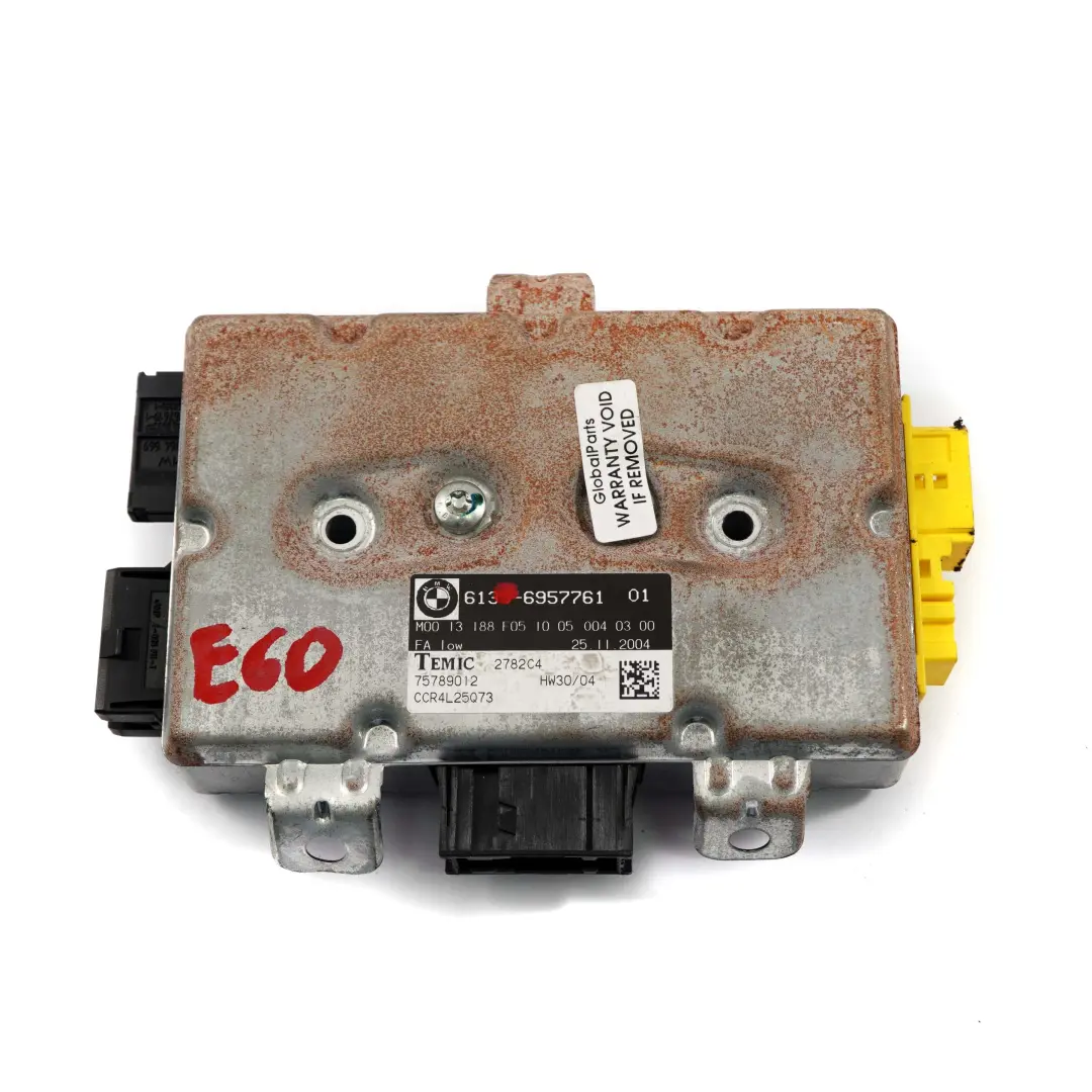 Door Airbag Control Module to BMW 5 6 Series E60 E61 E63 Passenger with Part number 6957761 BMW 5 6 Series E60 E61 E63 Passenger Door Airbag Control Module - SKU 6957761 - Part number 6957761