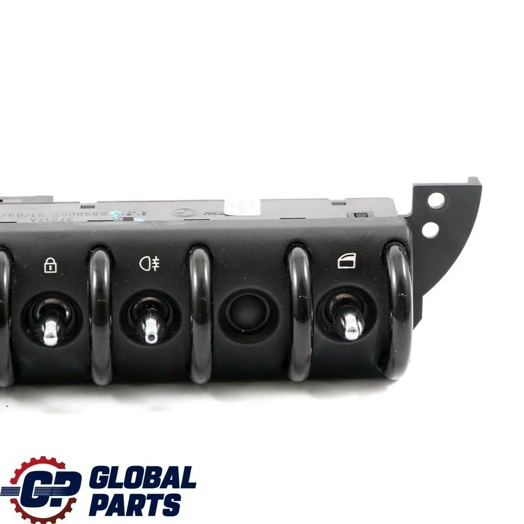 Interruptor Ventana Consola Central Negro para Mini Cooper One R50 R52 R53 con número de pieza 6958027 Mini Cooper One R50 R52 R53 Interruptor Ventana Consola Central Negro - SKU 6958027 - Número de pieza 6958027