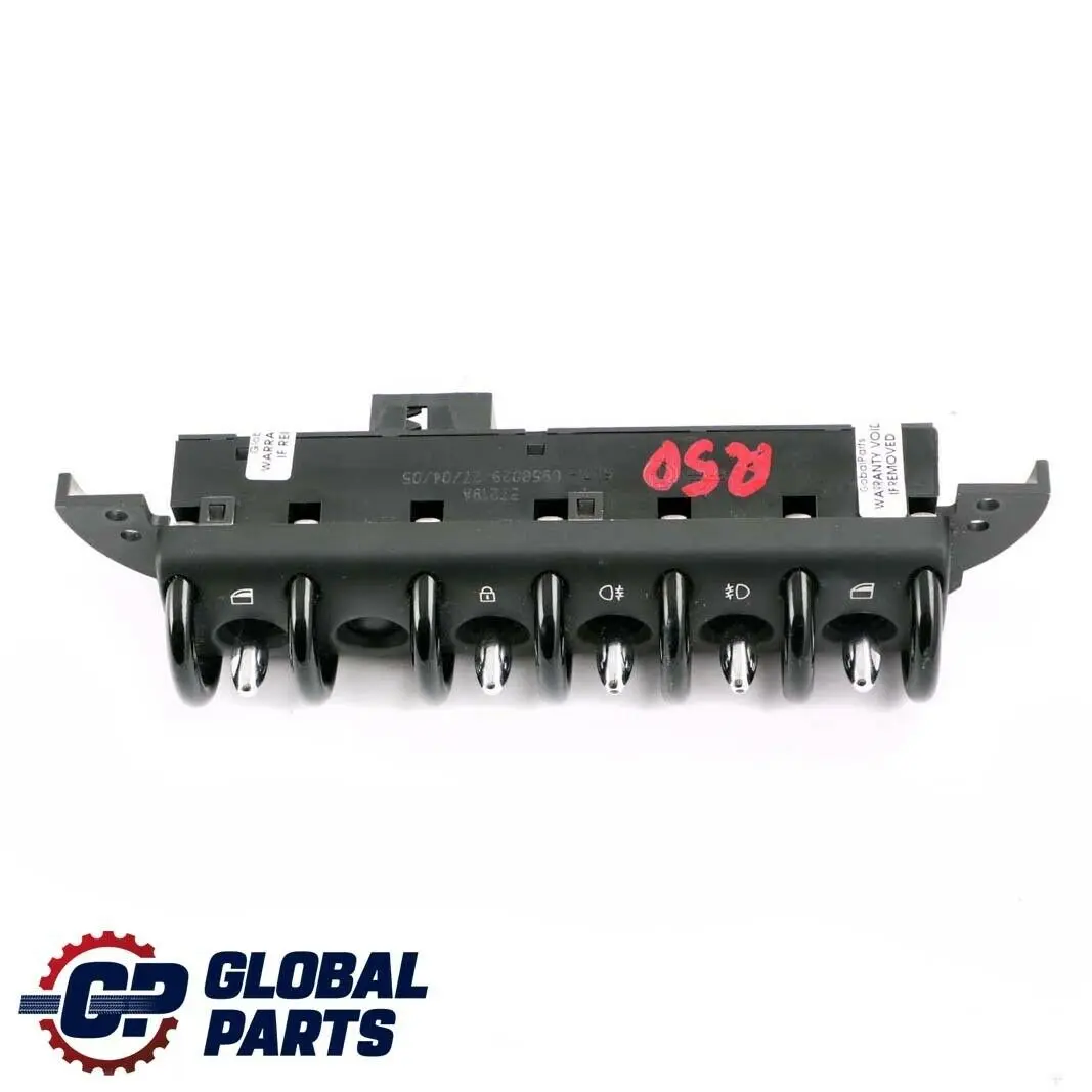 Centro di Commutazione Centrale 6131 per Mini Cooper R50 R52 R53 con numero di parte 6958029 Mini Cooper R50 R52 R53 Centro di Commutazione Centrale 6131 - SKU 6958029 - Numero di parte 6958029