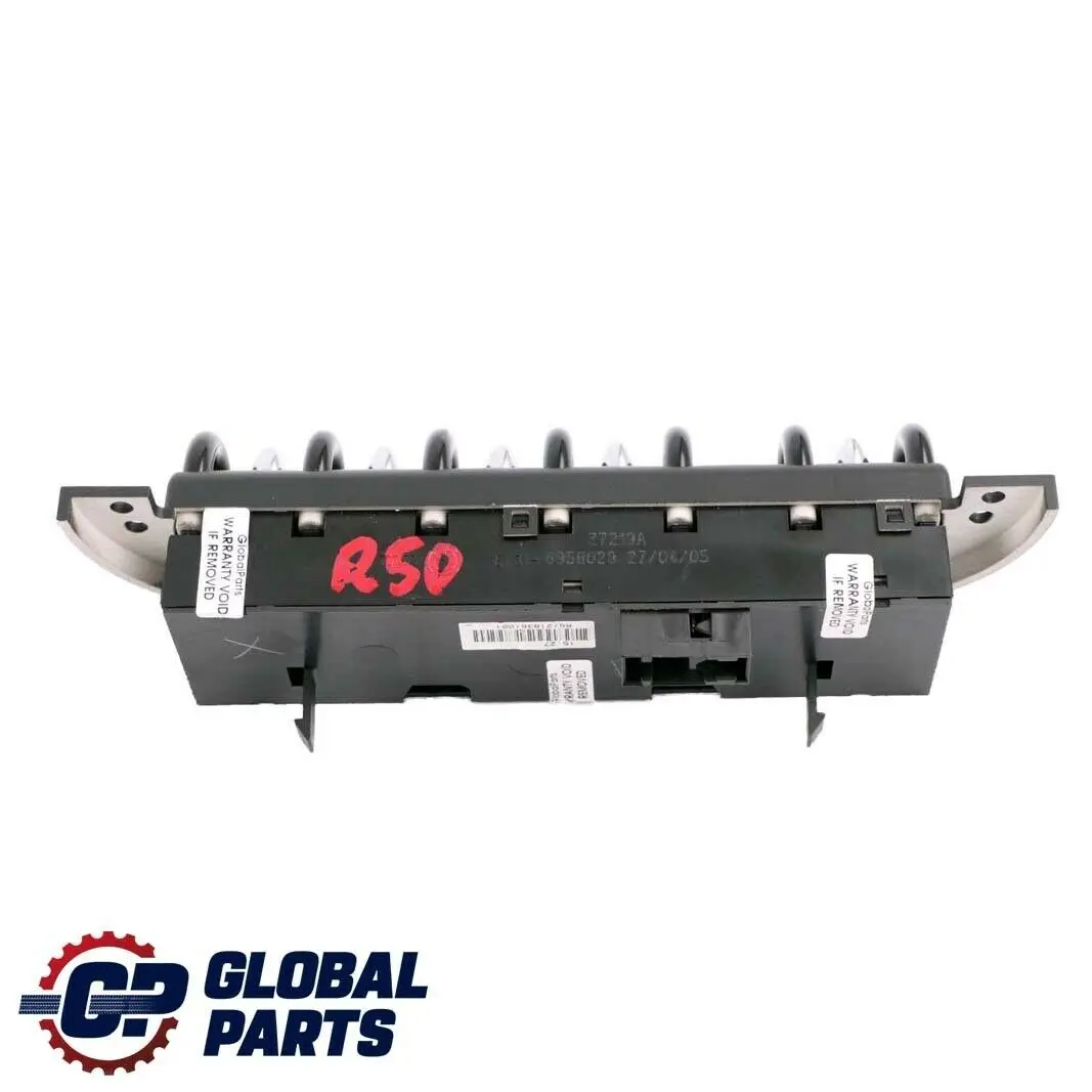 Roof Control Unit Centre Console Switch Panel Mini Cooper R50 R52 R53 - SKU 6958029 - Part number 6958029