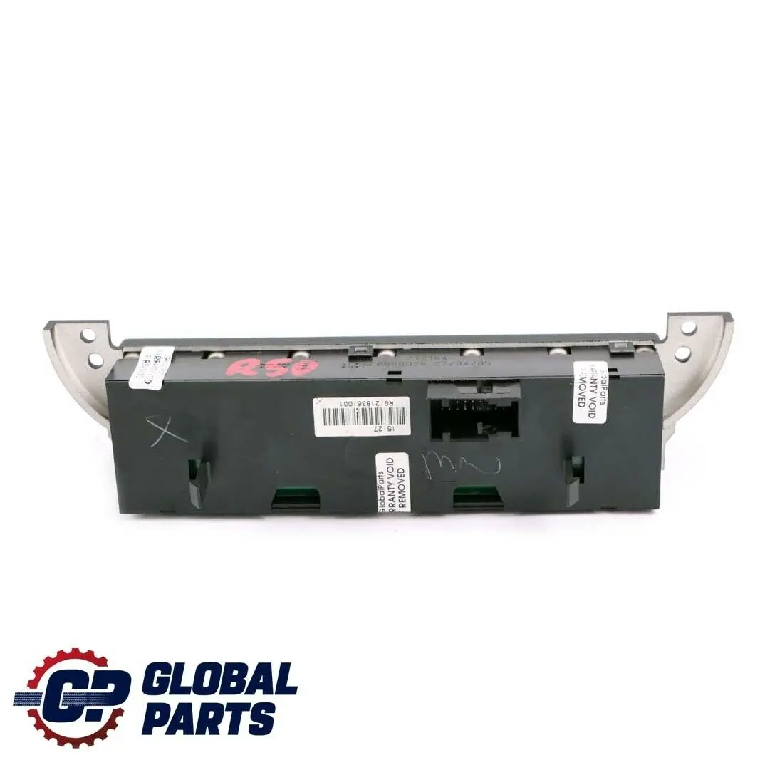 Roof Control Unit Centre Console Switch Panel Mini Cooper R50 R52 R53 - SKU 6958029 - Part number 6958029