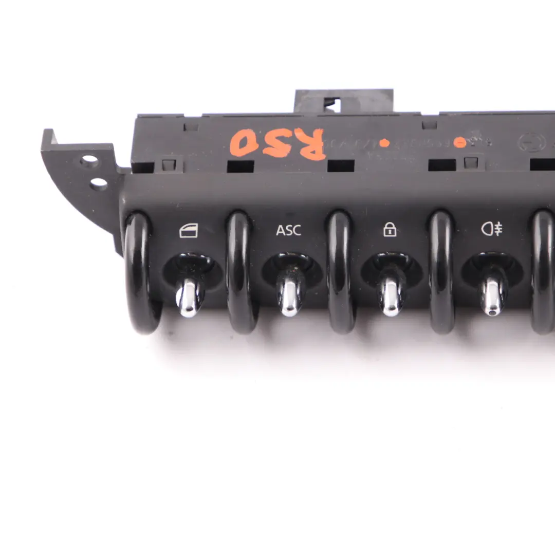 Switch Panel Control Unit Centre Console to Mini Cooper One R50 R52 R53 with Part number 6958033 Mini Cooper One R50 R52 R53 Switch Panel Control Unit Centre Console - SKU 6958033 - Part number 6958033
