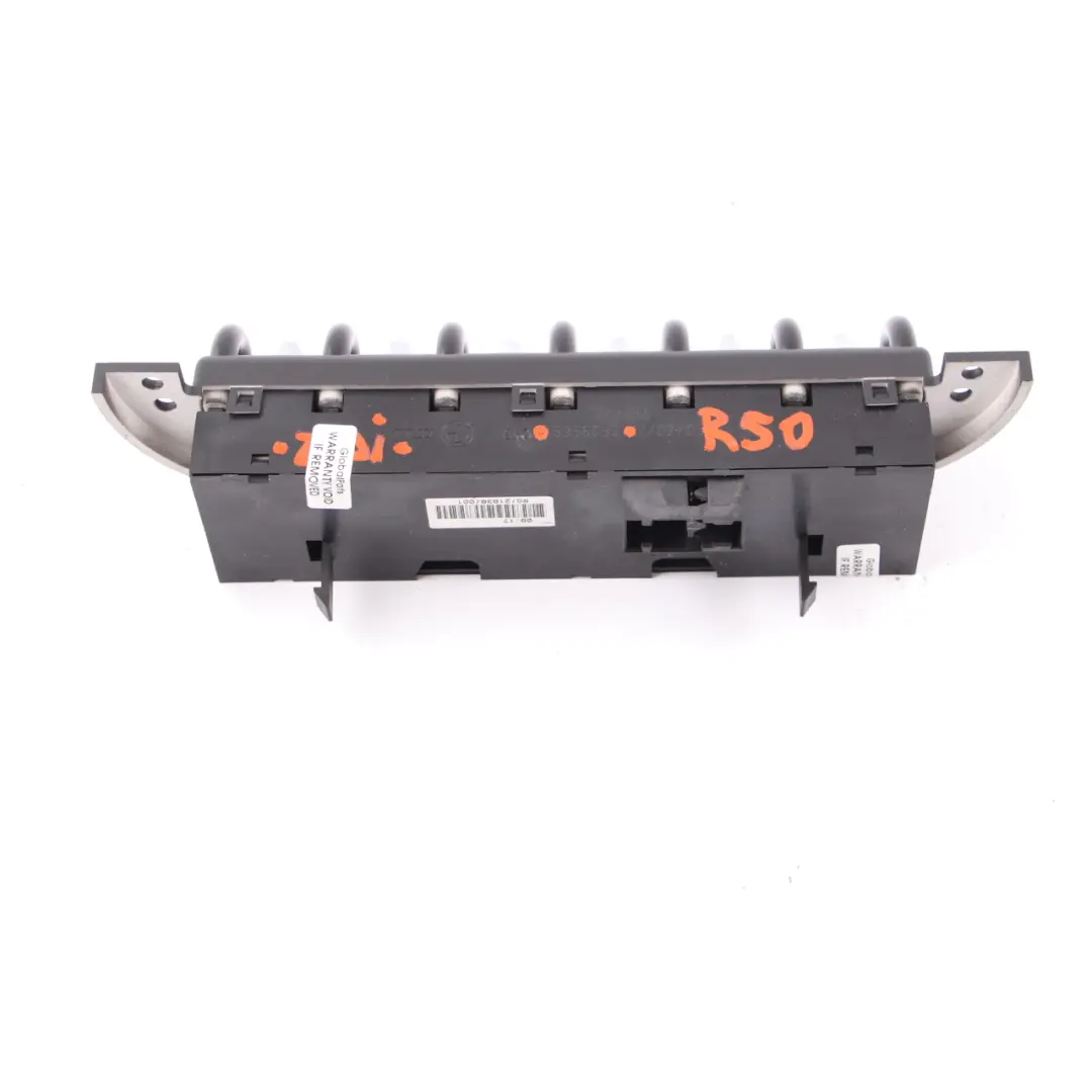  Switch Panel Mini Cooper One R50 R52 R53 Control Unit Centre Console - SKU 6958033 - Part number 6958033