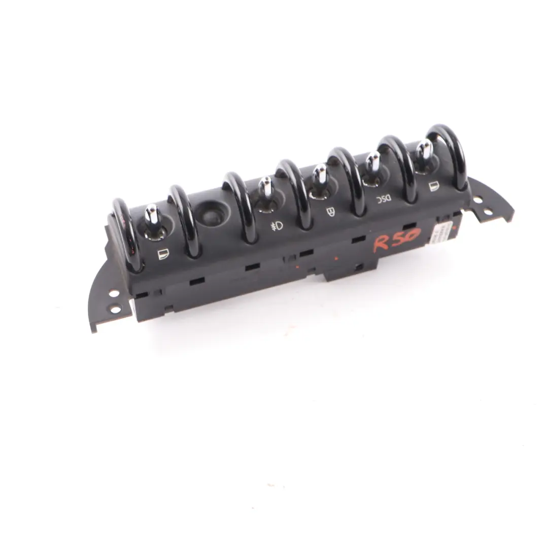 Switch Panel Mini Cooper One R50 R52 R53 Control Unit Centre Console DSC to with Part number 6958035 Switch Panel Mini Cooper One R50 R52 R53 Control Unit Centre Console DSC - SKU 6958035 - Part number 6958035