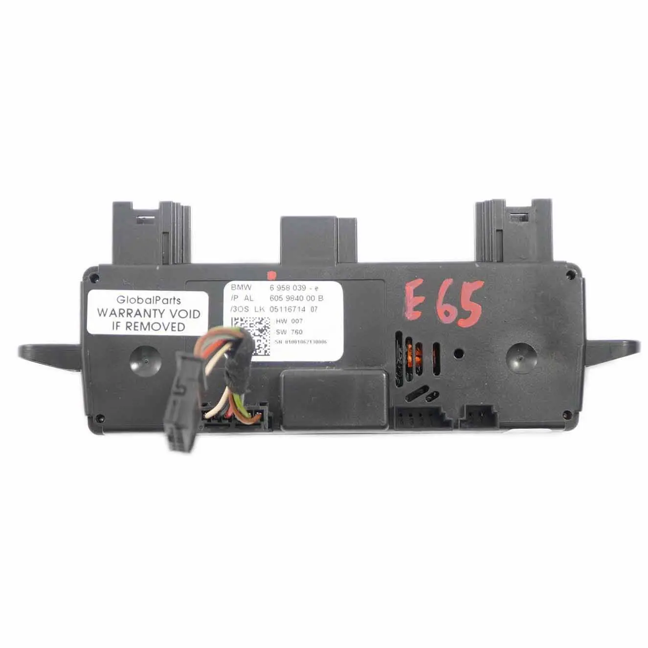 BMW E65 E66 Volante Electrónica Unidad de Control Módulo 6958039