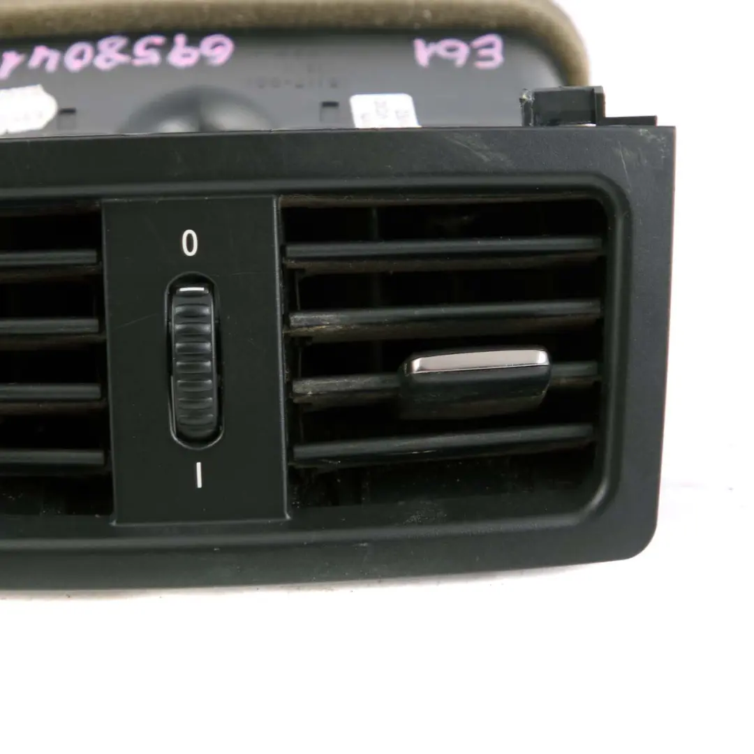 Console Fresh Air BMW E60 E61 1 Rear Centre Console Grille Vent Trim to with Part number 6958041 Console Fresh Air BMW E60 E61 1 Rear Centre Console Grille Vent Trim - SKU 6958041-1 - Part number 6958041