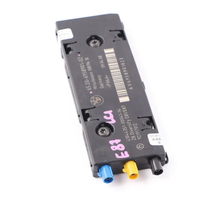 Aerial Antenna Amplifier Diversity DAB Control Unit to BMW E81 E87 with Part number 6958901 BMW E81 E87 Aerial Antenna Amplifier Diversity DAB Control Unit - SKU 6958901 - Part number 6958901
