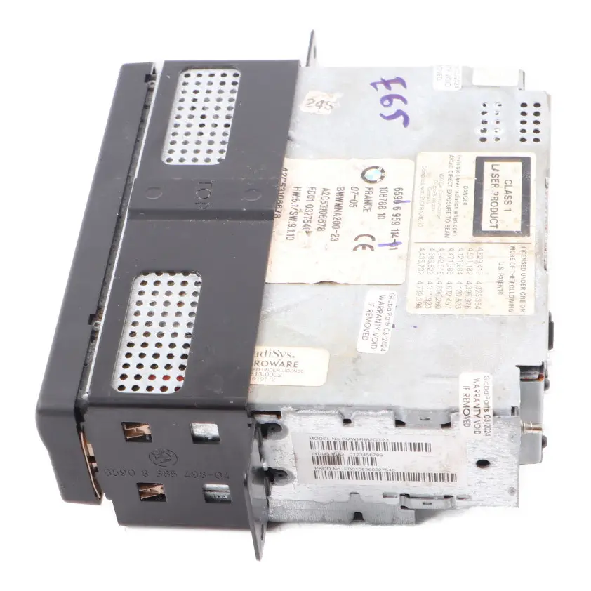 Sistema de Navegación GPS DVD Unidad de Ordenador para BMW E65 con número de pieza 6959114 BMW E65 Sistema de Navegación GPS DVD Unidad de Ordenador - SKU 6959114 - Número de pieza 6959114