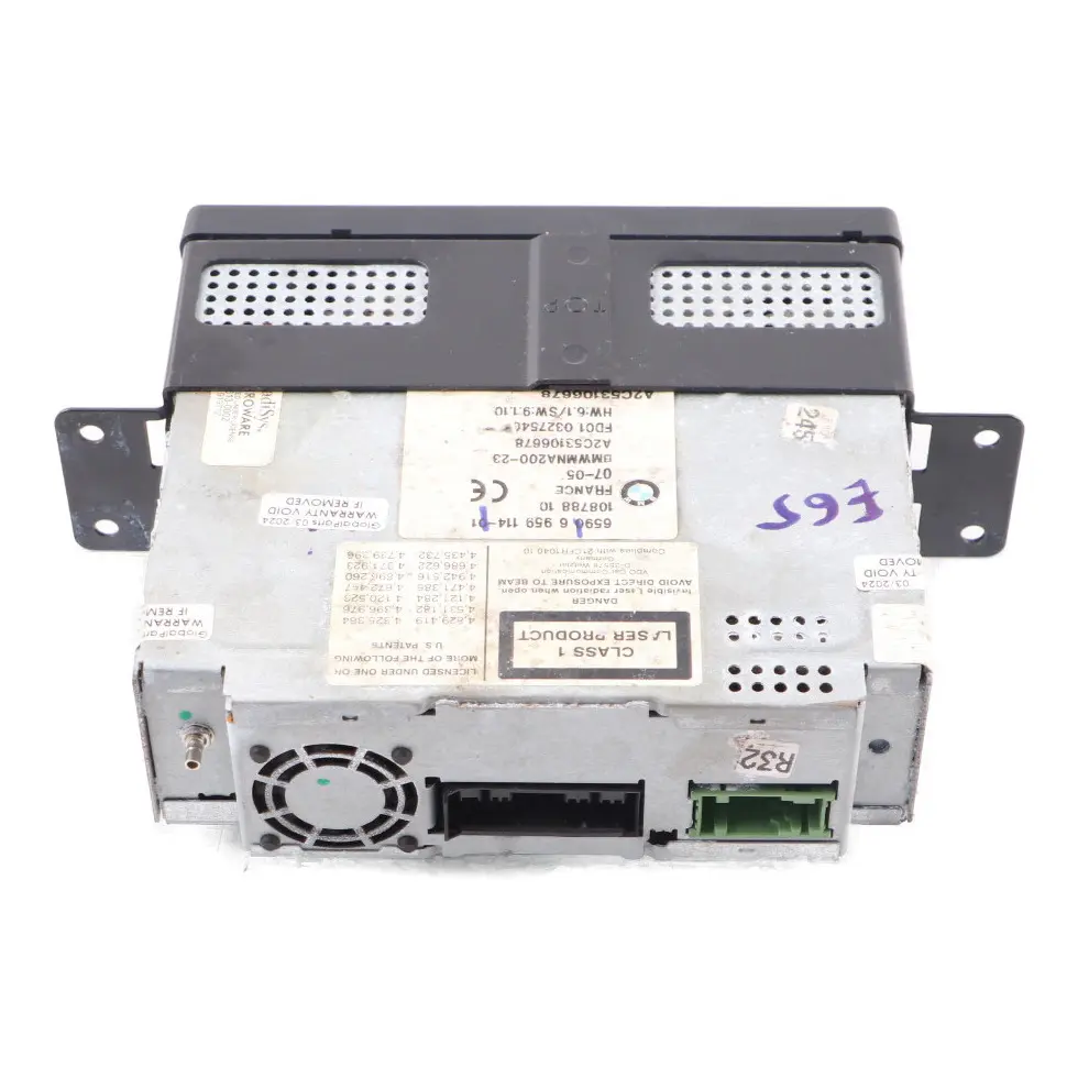 Navigation GPS DVD System Computer Unit to BMW E65 with Part number 6959114 BMW E65 Navigation GPS DVD System Computer Unit - SKU 6959114 - Part number 6959114