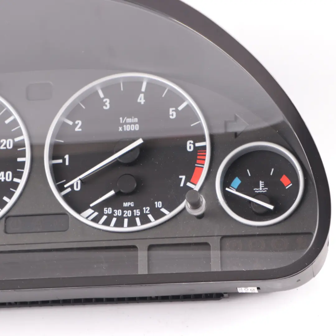 BMW X5 E53 EXCH Instrument Cluster MPH Spedometer RPM Gauge Chrome Rings 6959120 - SKU 6959120-1 - Part number 9147692