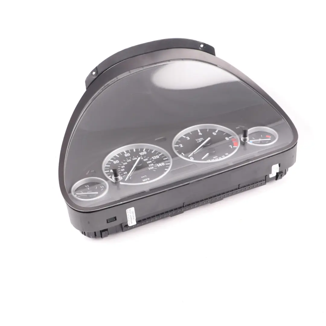 EXCH Instrument Cluster MPH Spedometer RPM Gauge Chrome Rings 6959120 to BMW X5 E53 with Part number 9147692 BMW X5 E53 EXCH Instrument Cluster MPH Spedometer RPM Gauge Chrome Rings 6959120 - SKU 6959120-1 - Part number 9147692