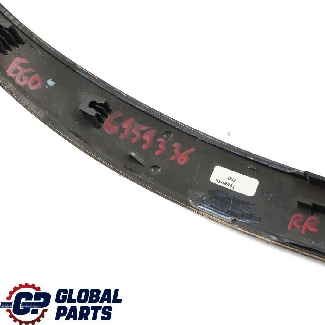 BMW 5 Series E60 E61 Handle Trim Strip Rear Right O/S Poplar Woodgrain Brown - SKU 6959336 - Part number 6959336