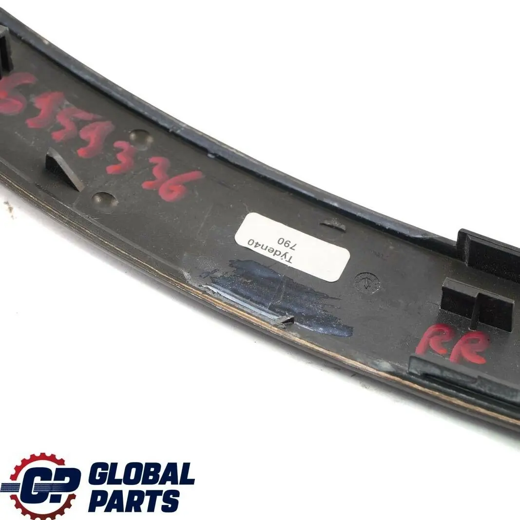 Handle Trim Strip Rear Right O/S Poplar Woodgrain Brown to BMW 5 Series E60 E61 with Part number 6959336 BMW 5 Series E60 E61 Handle Trim Strip Rear Right O/S Poplar Woodgrain Brown - SKU 6959336 - Part number 6959336