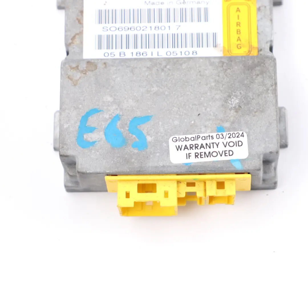 BMW E65 Asiento Del Pasajero Módulo De Aire Sensor Unidad De Control SRS - SKU 6960218 - Número de pieza 6960218