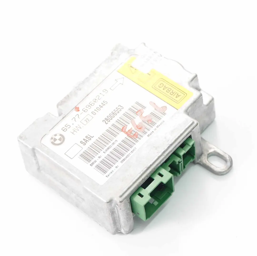 Módulo Airbag BMW E65 E66 Sensor Airbag Pilar A Izquierdo Unidad Control para con número de pieza 6960219 Módulo Airbag BMW E65 E66 Sensor Airbag Pilar A Izquierdo Unidad Control - SKU 6960219 - Número de pieza 6960219