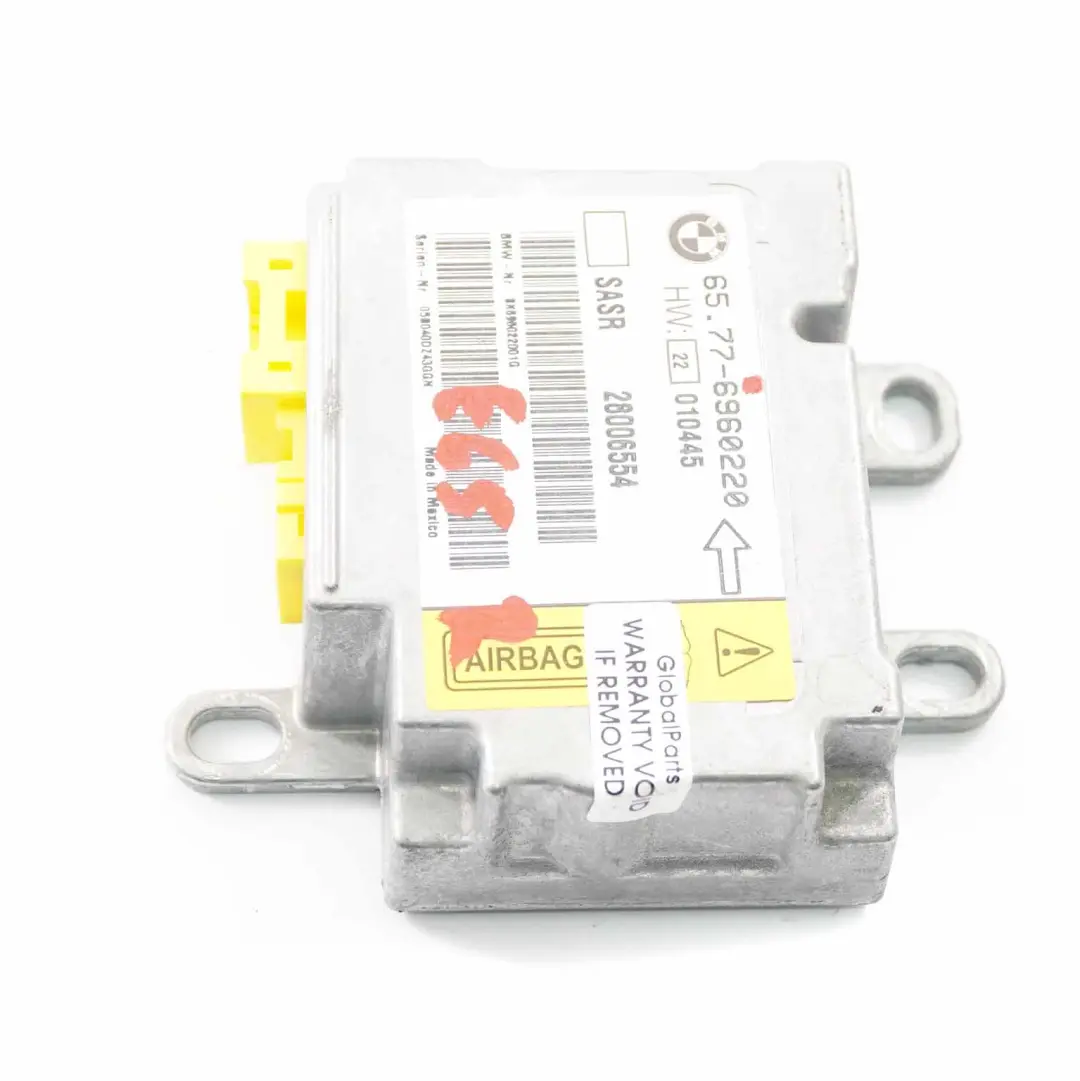 Modulo airbag BMW E65 E66 Unidad control derecha sensor pilar A airbag per con numero di parte 6960220 Modulo airbag BMW E65 E66 Unidad control derecha sensor pilar A airbag - SKU 6960220 - Numero di parte 6960220