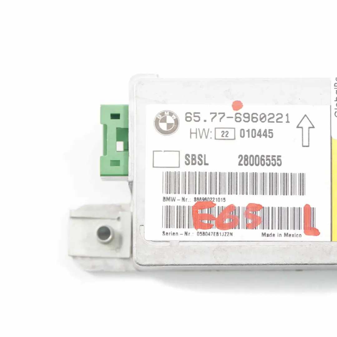  Airbag Module BMW E65 E66 Sensor B-pillar Left N/S Control Unit Air Bag - SKU 6960221 - Part number 6960221