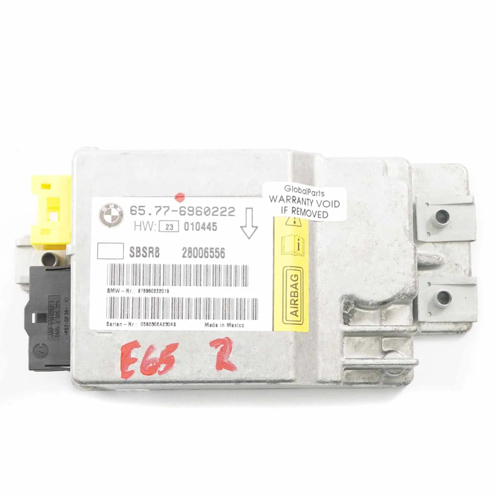 Modulo Air BMW E65 E66 Sensore B-pilastro destro Unità controllo 6960222