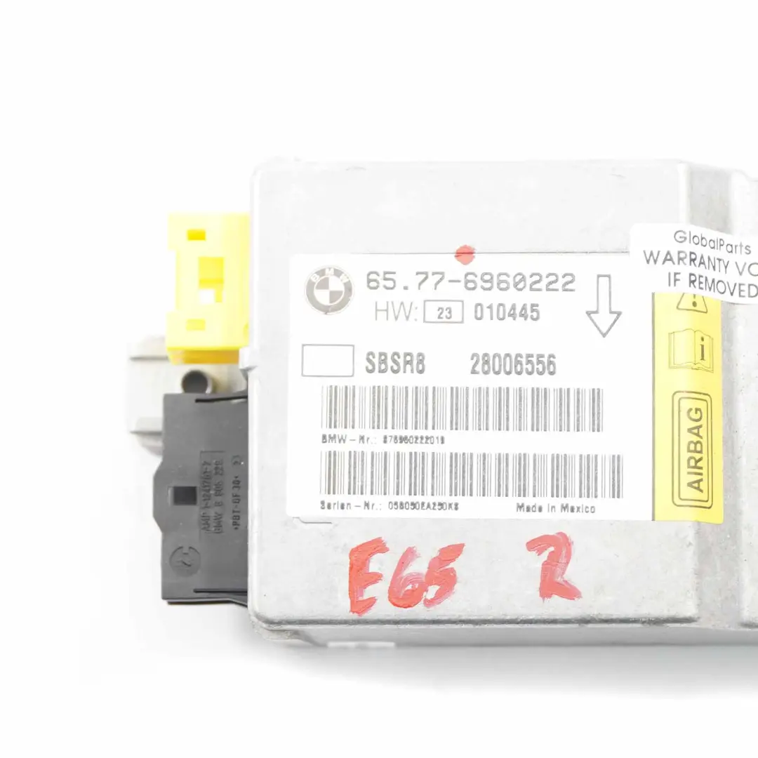 BMW E65 E66 Moduł Sensor Airbag Prawy - SKU 6960222 - Numer Części 6960222