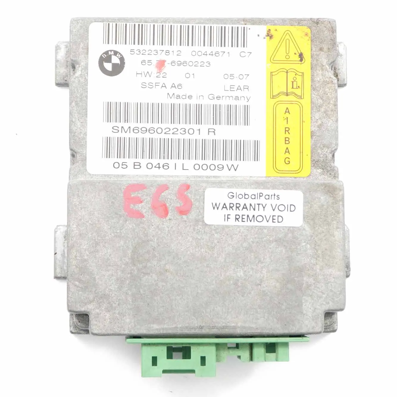 Airbag Modul BMW E65 E66 Sensor Fahrerseite Airbag Steuergerät 6960223