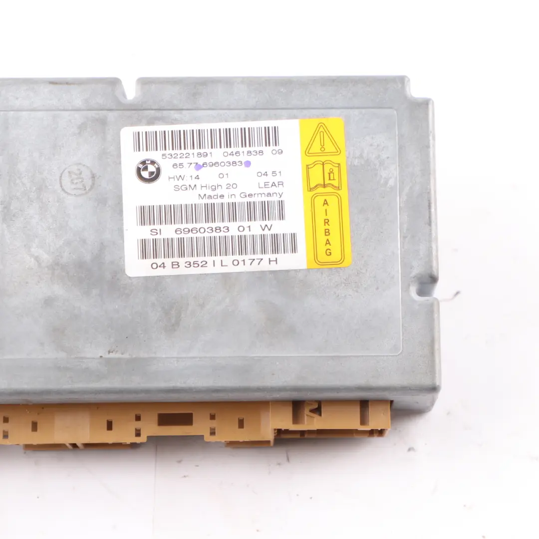 Module BMW E60 E61 E63 Gateway High Control Unit ECU to Air with Part number 6960383 Air Module BMW E60 E61 E63 Gateway High Control Unit ECU - SKU 6960383 - Part number 6960383