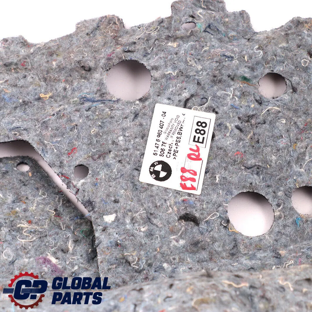 Wygłuszenie dywan izolacja lewa do BMW 1 E88 o numerze 6960407 BMW 1 E88 Wygłuszenie dywan izolacja lewa - SKU 6960407 - Numer Części 6960407