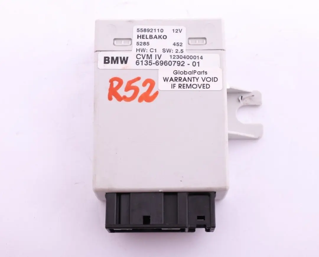 Folding Roof Module ECU to Mini Cooper Cabrio R52 Convertible with Part number 6960792 Mini Cooper Cabrio R52 Convertible Folding Roof Module ECU - SKU 6960792 - Part number 6960792