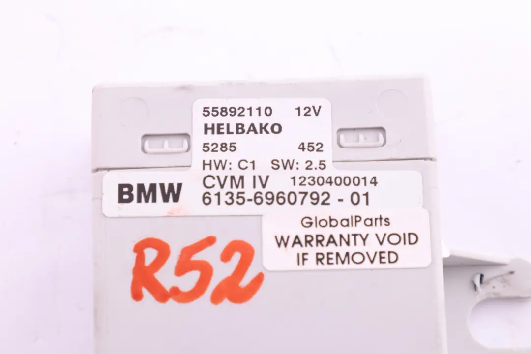 Mini Cooper Cabrio R52 Convertible Folding Roof Module ECU - SKU 6960792 - Part number 6960792