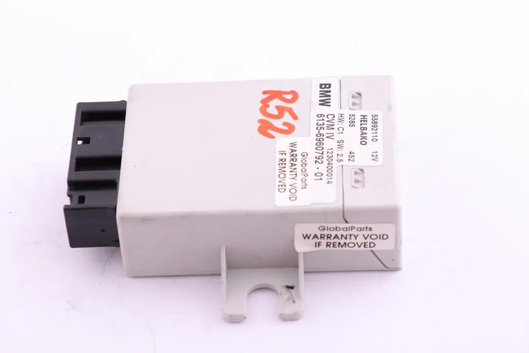 Moduł Dachu Składanego do Mini CAbrio R52 o numerze 6960792 Mini CAbrio R52 Moduł Dachu Składanego - SKU 6960792 - Numer Części 6960792