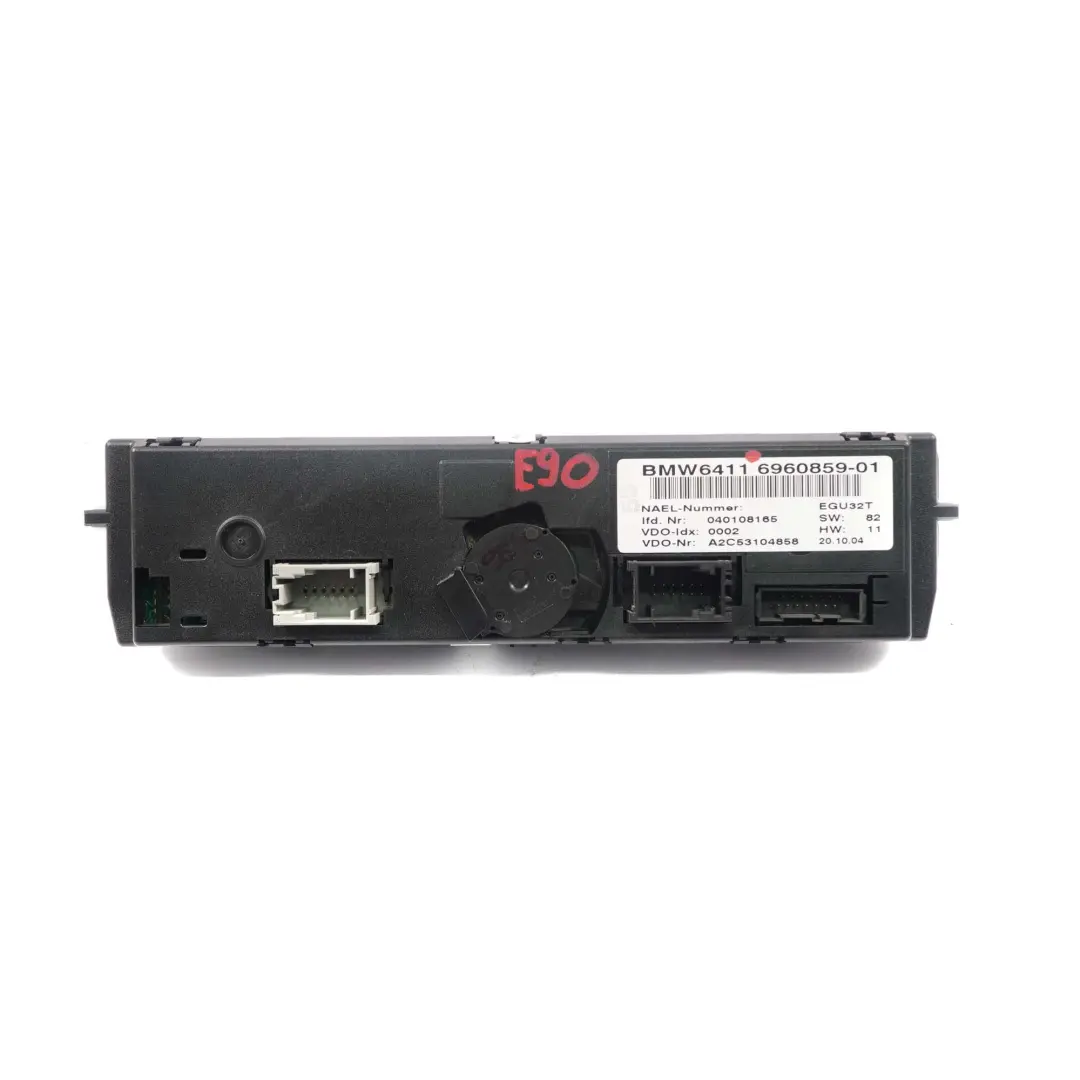  Controles automaticos De aire acondicionadoBMW E81 E87 E90 E91 E92 - SKU 6960859 - Número de pieza 6960859