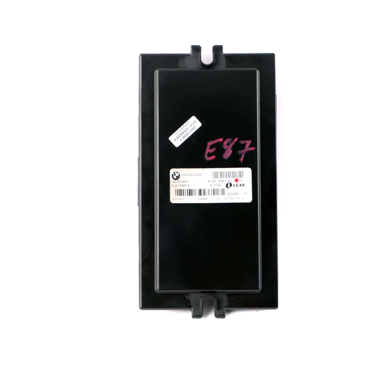 BMW 1 E87 Módulo control luces ECU LCM Unidad espacio pies PL2 FRMFA 6961133