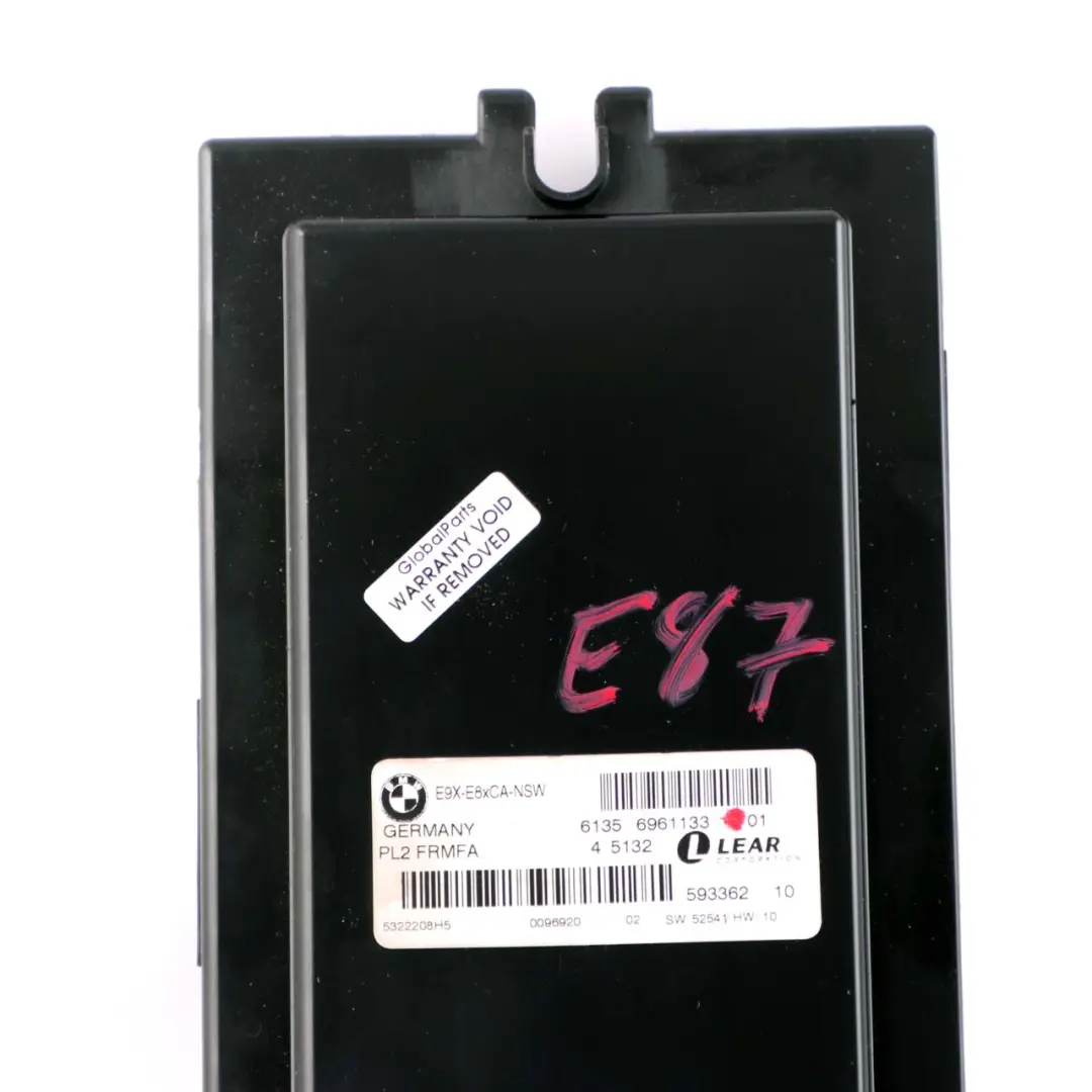 Lichtsteuerungsmodul ECU LCM Fußraumeinheit PL2 FRMFA für BMW 1 E87 mit Teilenummer 6961133 BMW 1 E87 Lichtsteuerungsmodul ECU LCM Fußraumeinheit PL2 FRMFA - SKU 6961133 - Teilenummer 6961133