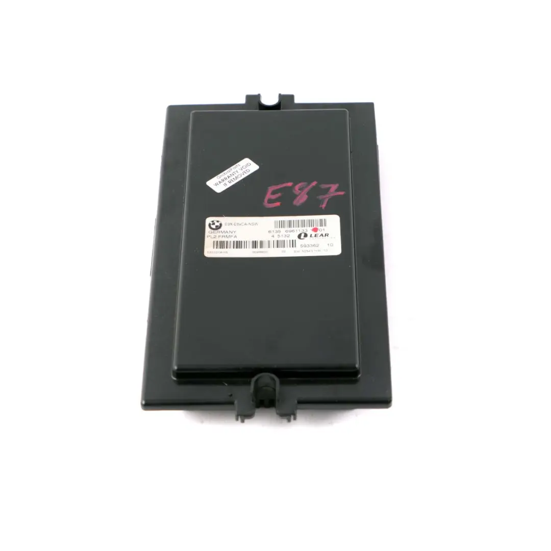 Modulo di controllo luci ECU LCM Unità vano piedi PL2 FRMFA per BMW 1 E87 con numero di parte 6961133 BMW 1 E87 Modulo di controllo luci ECU LCM Unità vano piedi PL2 FRMFA - SKU 6961133 - Numero di parte 6961133