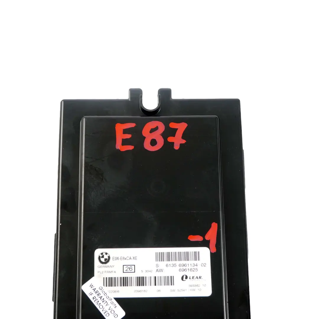 Fußraum Lichtmodul Steuergerät ECU PL2 FRMFA für BMW 1 er E87 Xenon mit Teilenummer 6961134 BMW 1 er E87 Xenon Fußraum Lichtmodul Steuergerät ECU PL2 FRMFA - SKU 6961134-1 - Teilenummer 6961134