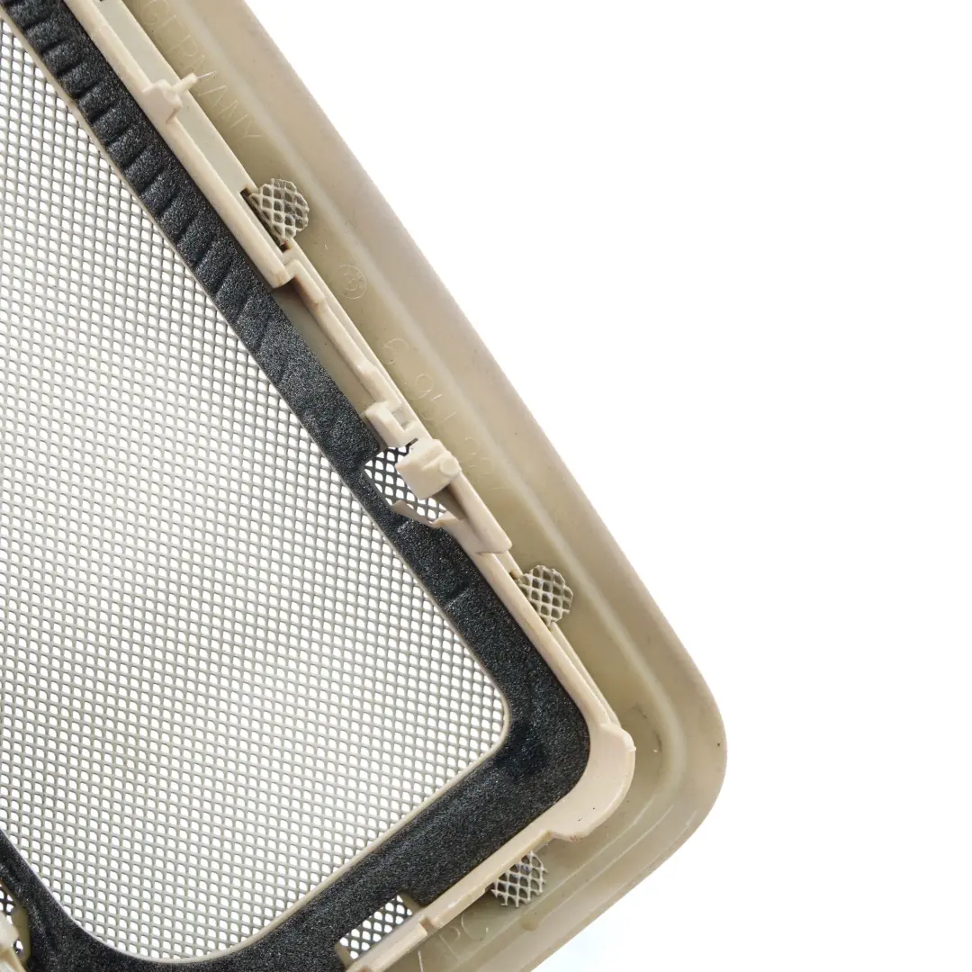 BMW E91 Touring Speaker Cover Left N/S Headlining Trim Panel Beige 9003900L - SKU 6961283 - Part number 6961283