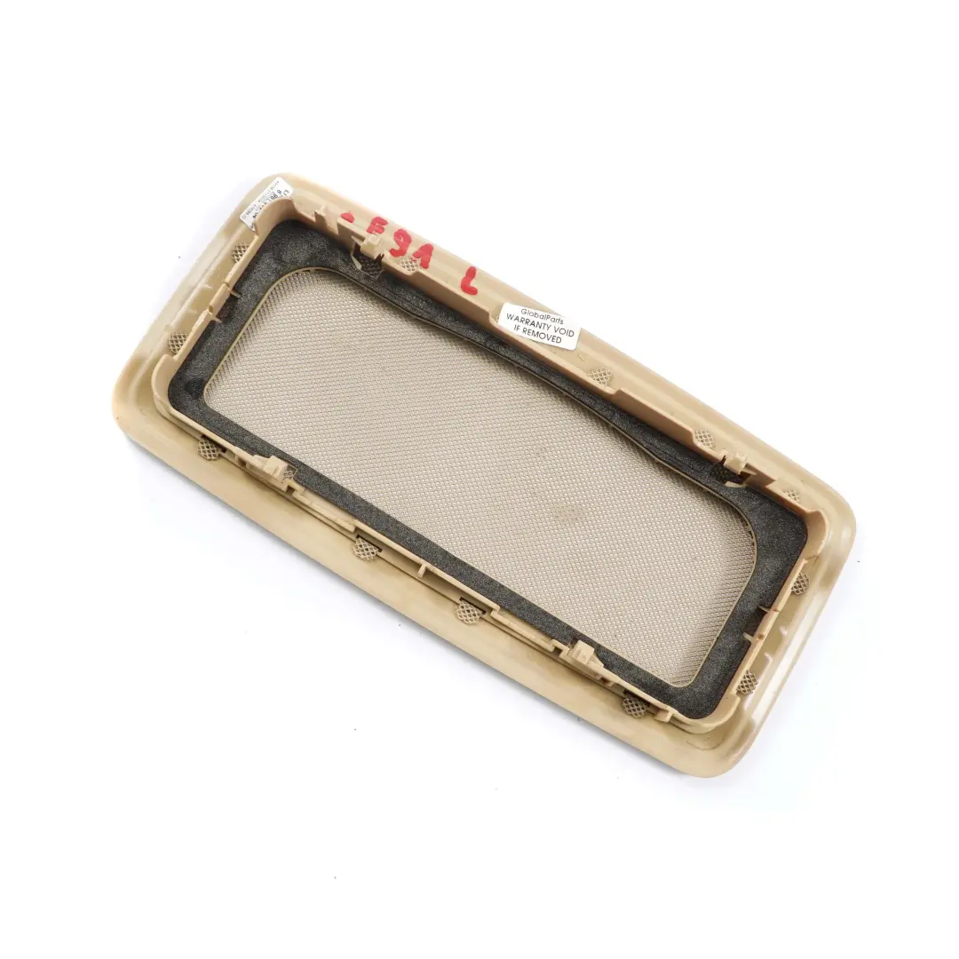 BMW E91 Touring Dachhimmel Lautsprecher Blende Abdeckung Beige Links 9003900L - SKU 6961283 - Teilenummer 6961283