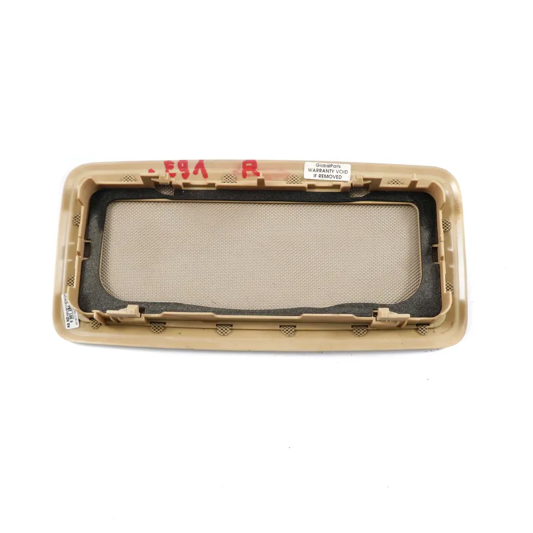 BMW E91 Touring Tapa de Altavoz Derecho Panel Embellecedor Techo Beige 9003900R - SKU 6961284 - Número de pieza 6961284