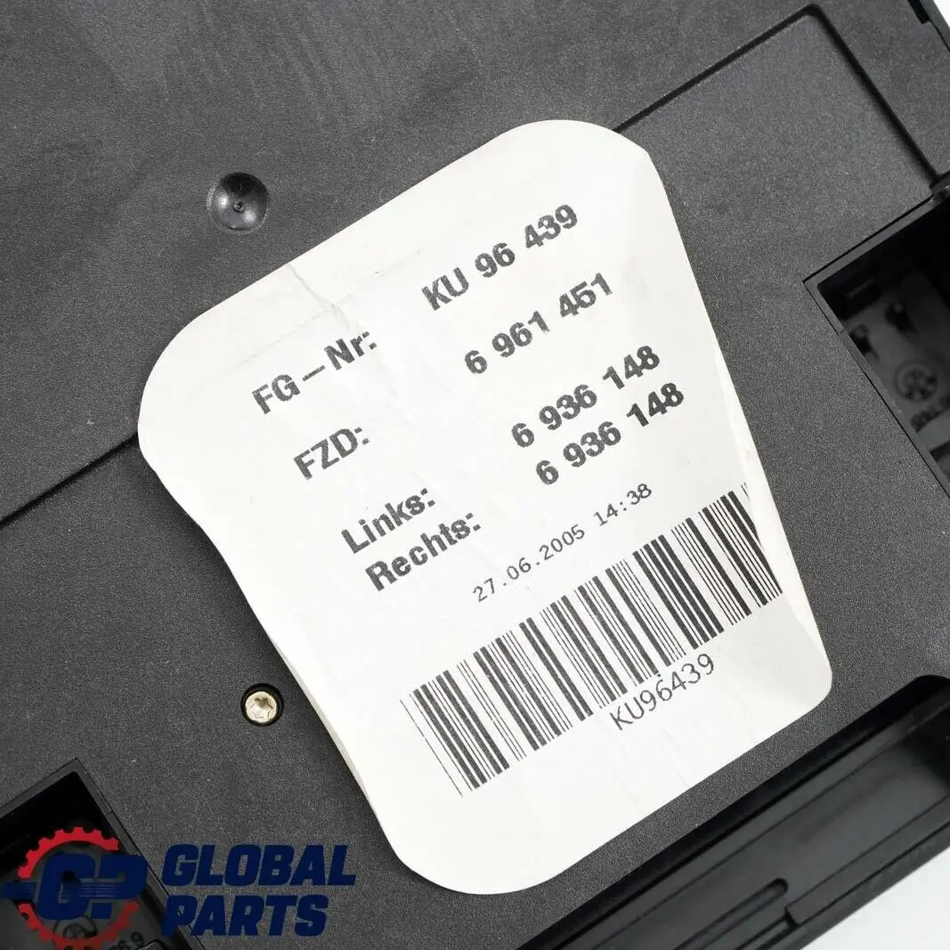 BMW X1 E84 E90 E91 E92 LCI Switch Unit Roof Gray - SKU 6961451 - Part number 6961451
