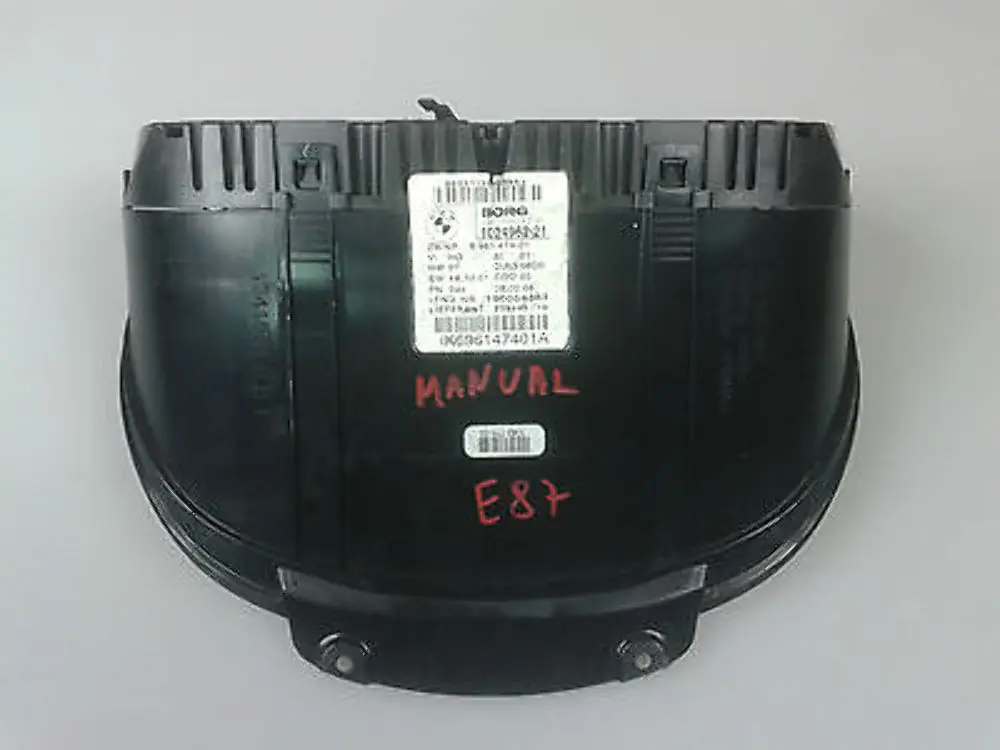 Instrument Cluster Speedo Clocks to BMW 1 Series E81 E82 E87 E88 Petrol with Part number 62116961474 BMW 1 Series E81 E82 E87 E88 Petrol Instrument Cluster Speedo Clocks - SKU 6961474 - Part number 62116961474