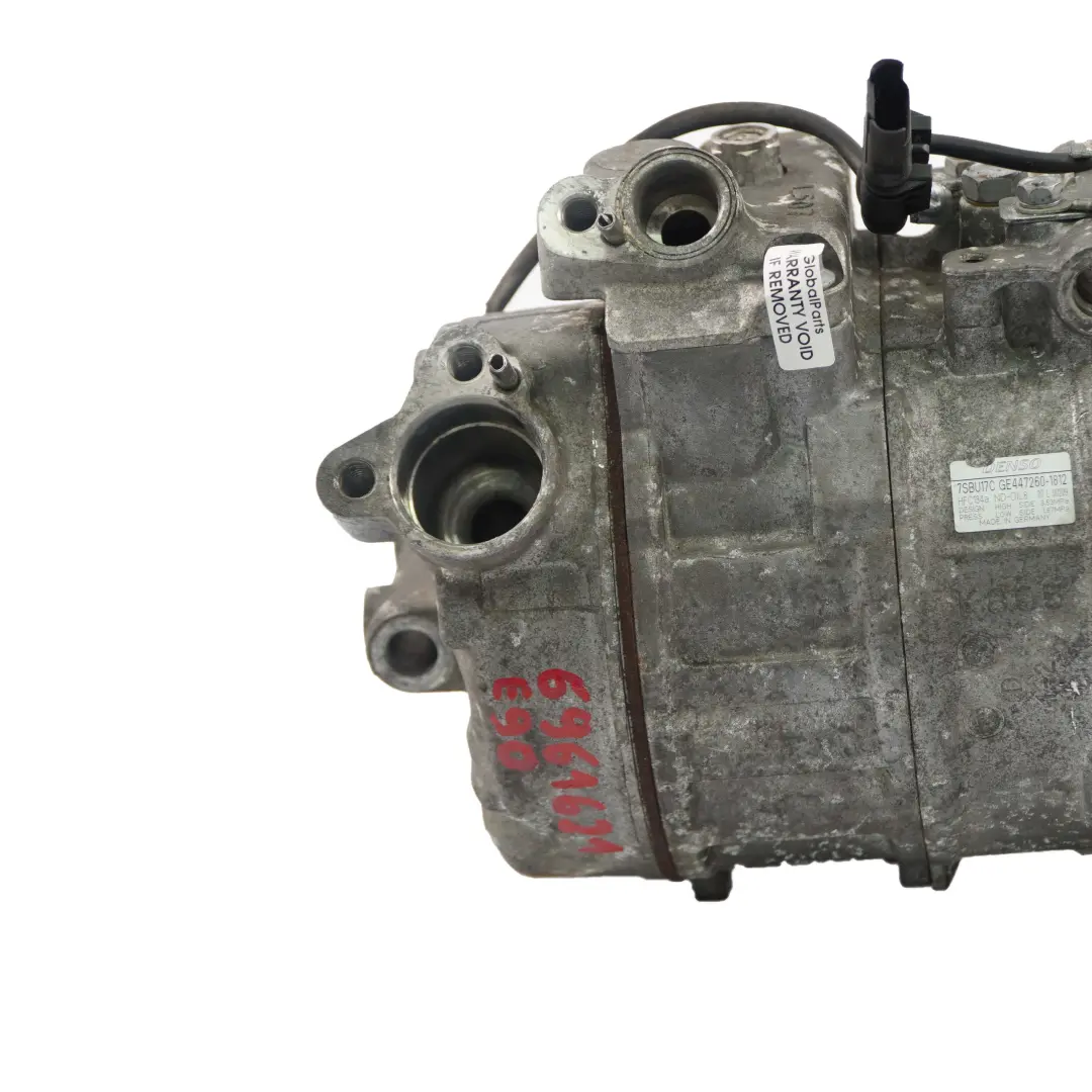 N53 AC Compressor Air Con Conditioning Pump to BMW 1 3 5 E60 LCI E81 E90 with Part number 6961621 BMW 1 3 5 E60 LCI E81 E90 N53 AC Compressor Air Con Conditioning Pump - SKU 6961621 - Part number 6961621