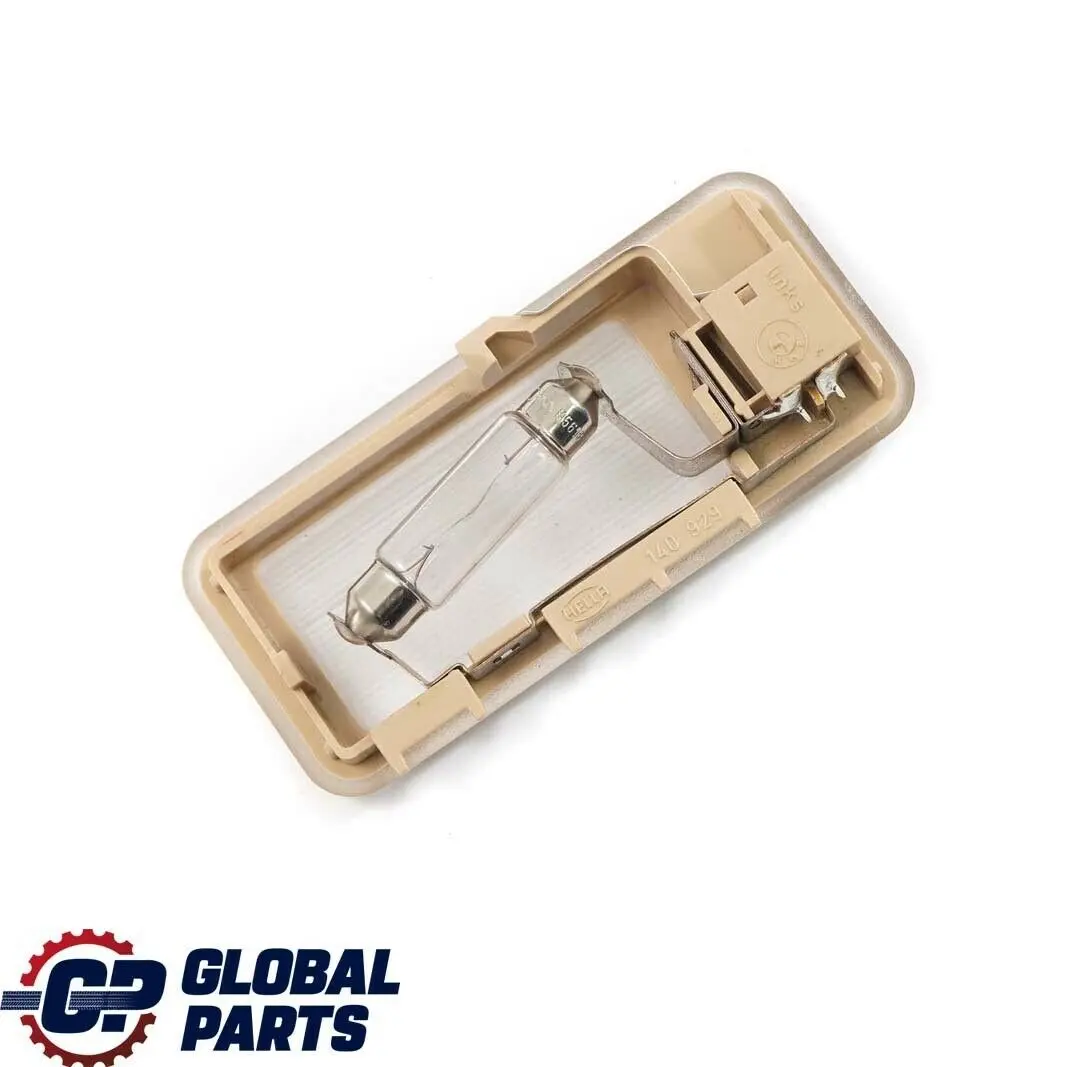 Headlining Overhead Light Mirror Lamp Left N/S Beige to BMW X3 X5 Series E53 E83 with Part number 6962001 BMW X3 X5 Series E53 E83 Headlining Overhead Light Mirror Lamp Left N/S Beige - SKU 6962001 - Part number 6962001