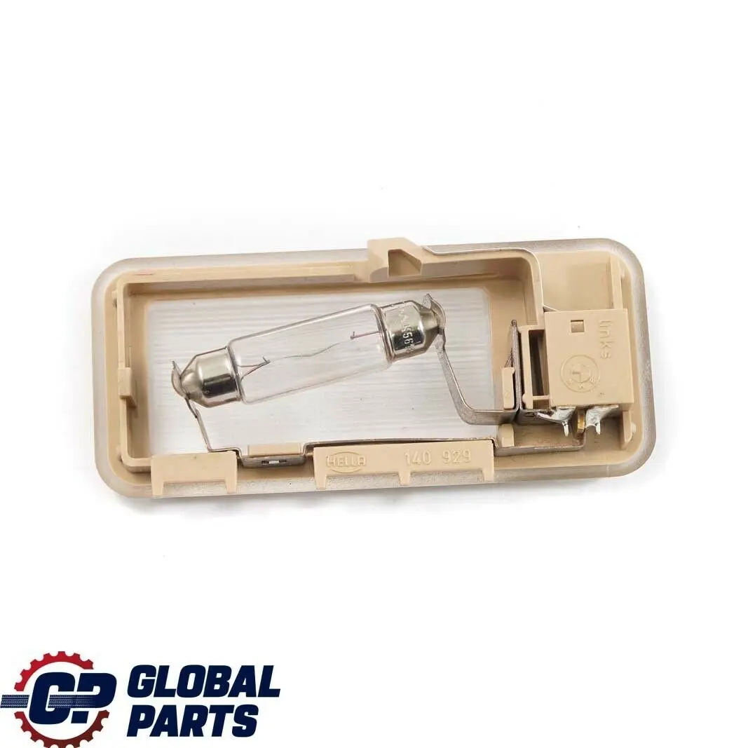 BMW X3 X5 er E53 E83 Lampe Spiegelleuchte Links Hellbeige Beige - SKU 6962001 - Teilenummer 6962001