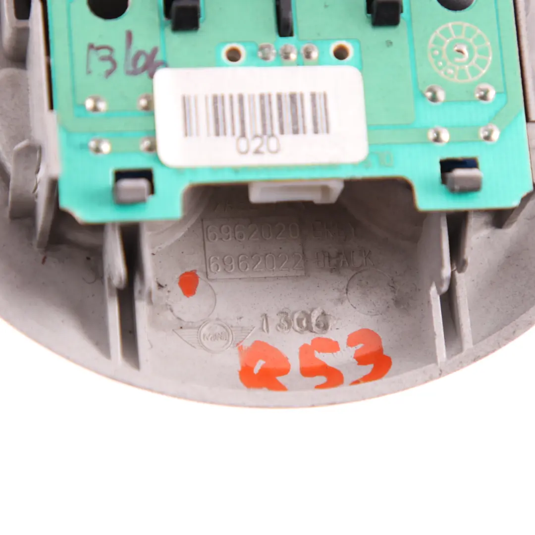 Mini Cooper One R50 R52 1 Interior Reading Front Light Lamp Black - SKU 6962020-1 - Part number 6962020