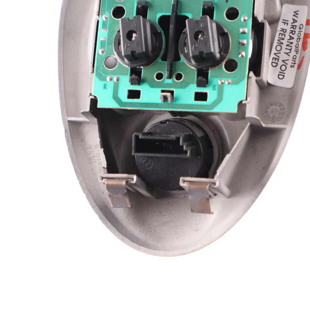 Luce di lettura interna anteriore Pannello Anthrazit per Mini Cooper R50 R53 con numero di parte 6962022 Mini Cooper R50 R53 Luce di lettura interna anteriore Pannello Anthrazit - SKU 6962022 - Numero di parte 6962022