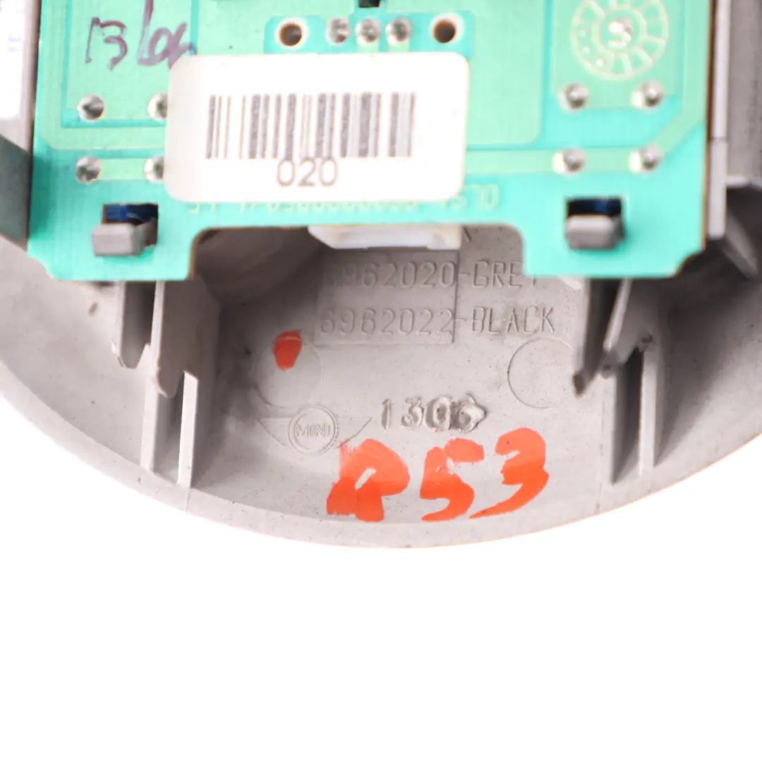 Panneau de la lampe de lecture intérieure avant Anthrazit pour Mini R50 R53 à propos du numéro de pièce 6962022 Mini R50 R53 Panneau de la lampe de lecture intérieure avant Anthrazit - SKU 6962022 - Numéro de pièce 6962022