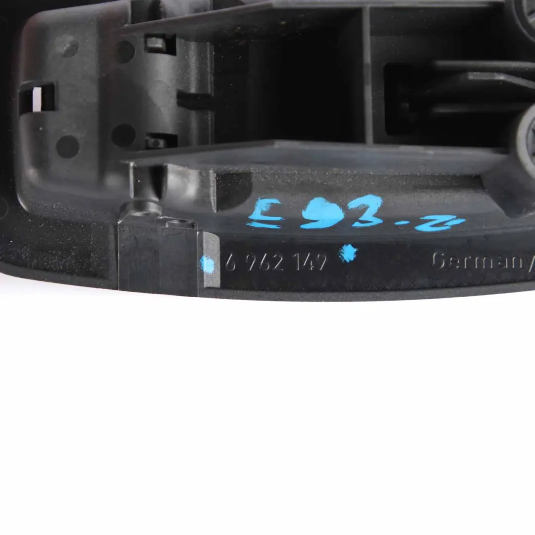 Asiento Partición Gancho Embellecedor Maletero Negro para BMW E93 LCI con número de pieza 6962149 BMW E93 LCI Asiento Partición Gancho Embellecedor Maletero Negro - SKU 6962149-1 - Número de pieza 6962149