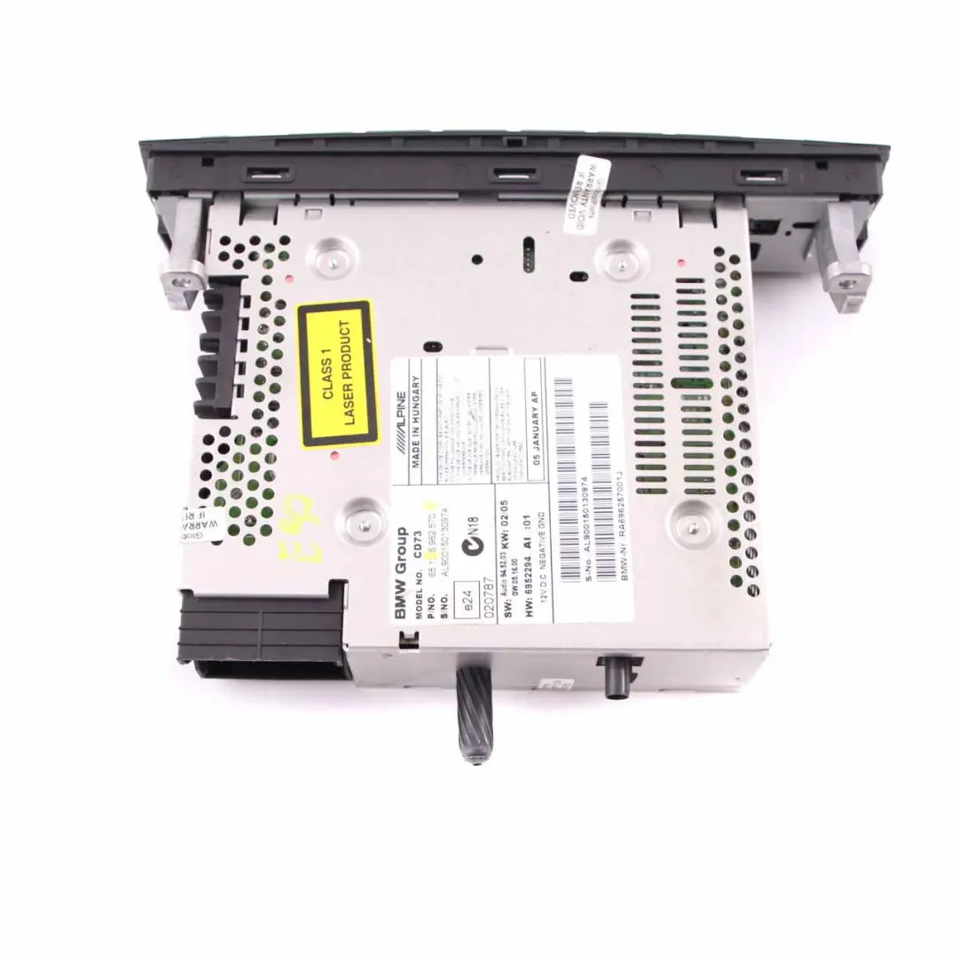 Radio Professional BMW E81 E87 E90 E91 E92 Radio CD Player Head Unit to with Part number 9144776 Radio Professional BMW E81 E87 E90 E91 E92 Radio CD Player Head Unit - SKU 6962570 - Part number 9144776