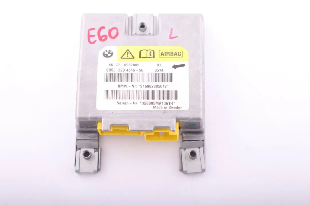 Sensor Air Module Pilar B Izquierdo N/S para BMW E60 E61 E63 con número de pieza 6974364 BMW E60 E61 E63 Sensor Air Module Pilar B Izquierdo N/S - SKU 6962885 - Número de pieza 6974364