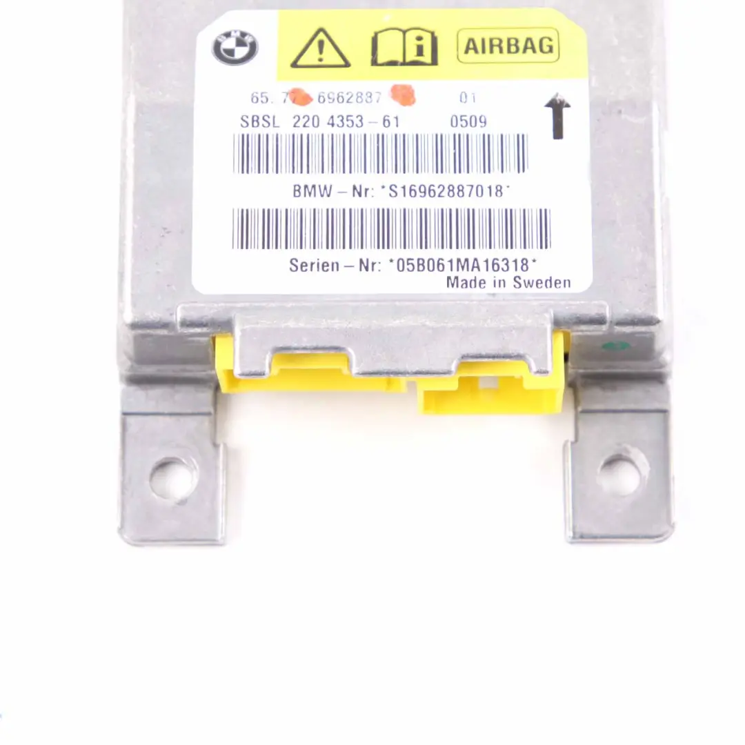 Module Sensor BMW Z4 E85 E64 B-Pillar Left N/S Crash Module ECU to Air with Part number 6962887 Air Module Sensor BMW Z4 E85 E64 B-Pillar Left N/S Crash Module ECU - SKU 6962887 - Part number 6962887